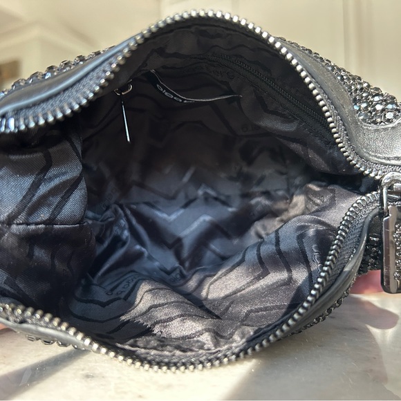 NWOT Olga Berg Alexandra Crystal Bag | Black - Picture 6 of 9